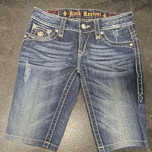 Rock Revival Blue Jean Shorts